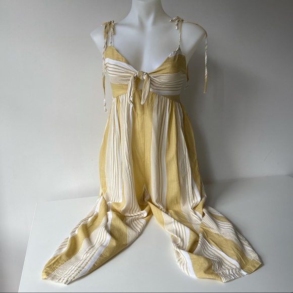 Retro style wide leg jumper romper pantsuit - Picture 8 of 8